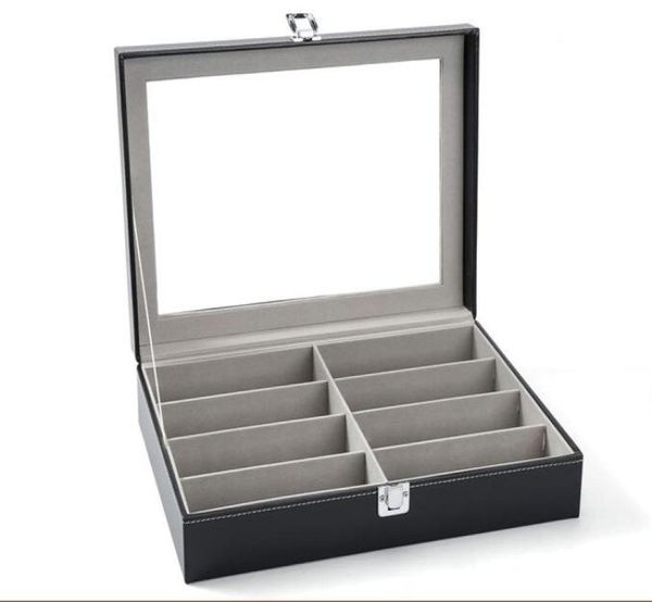 8 pieces capacity lockable eyeglass counter table display box sunglass presentation case double tray eyewear collection box2025718
8 pieces capacity lockable eyeglass counter table display box sunglass presentation case double tray eyewear collection box2025718