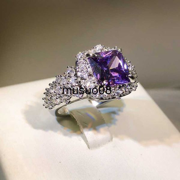 band rings 2022 new fashuon super sparkling amethyst adjustable opening couple rings for women purple full diamond engagement gift jewelry j, Silver
band rings 2022 new fashuon super sparkling amethyst adjustable opening couple rings for women purple full diamond engagement gift jewelry j, Silver