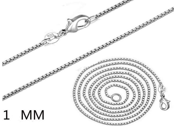 2021 new fashion 20pcslot 925 sterling silver 1mm box chain necklace 16quot18quot20quot22quot24quot for pendants8270370
2021 new fashion 20pcslot 925 sterling silver 1mm box chain necklace 16quot18quot20quot22quot24quot for pendants8270370