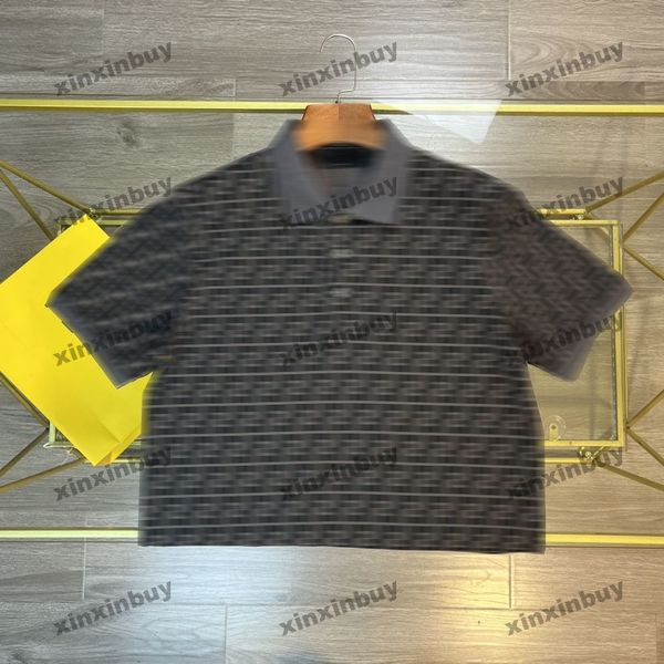 xinxinbuy men designer tee t shirt 23ss double letter jacquard fabric pattern short sleeve cotton women black brown m-3xl
xinxinbuy men designer tee t shirt 23ss double letter jacquard fabric pattern short sleeve cotton women black brown m-3xl
