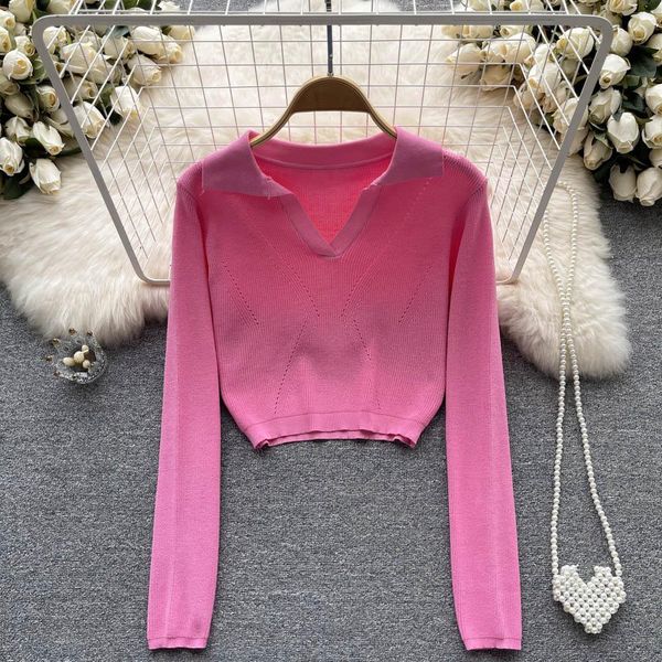polos knitting polo collar full sleeve tshirt new woman slim fit tshirts tight tee summer y2k retro women haruku dropshipping, White
polos knitting polo collar full sleeve tshirt new woman slim fit tshirts tight tee summer y2k retro women haruku dropshipping, White
