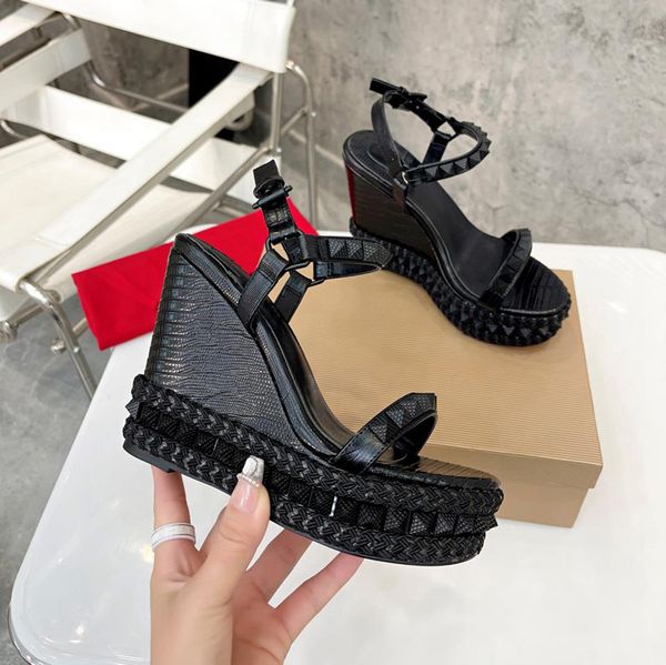 woman silver spikes espadrilles sandals black leather platform wedge spike flatform wedgies slippers summer stud sandal fashion lady
woman silver spikes espadrilles sandals black leather platform wedge spike flatform wedgies slippers summer stud sandal fashion lady