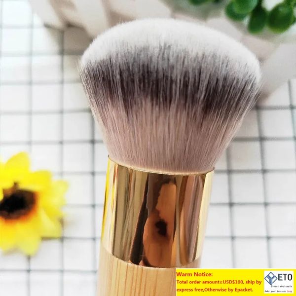 the buffer airbrush finish bamboo foundation makeup brush dense soft synthetic flawless finishing beauty cosmetics brush tool
the buffer airbrush finish bamboo foundation makeup brush dense soft synthetic flawless finishing beauty cosmetics brush tool