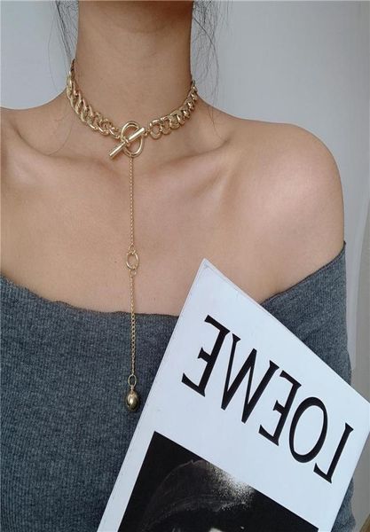 new punk necklace vintage to ball pendant necklace for women gothic jewelry gold chain chokers necklaces femme colliers 20201053629, Golden;silver
new punk necklace vintage to ball pendant necklace for women gothic jewelry gold chain chokers necklaces femme colliers 20201053629, Golden;silver