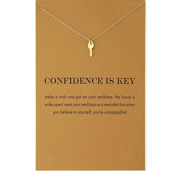 choker necklaces with card gold silver key pendant necklace for fashion women jewelry confidence is key8489882
choker necklaces with card gold silver key pendant necklace for fashion women jewelry confidence is key8489882