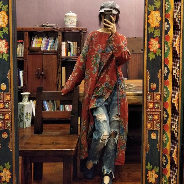 dresses johnature vintage 2023 spring print dress straight regular full sleeve midcalf oneck retro cotton national style women dress, Black;gray
dresses johnature vintage 2023 spring print dress straight regular full sleeve midcalf oneck retro cotton national style women dress, Black;gray