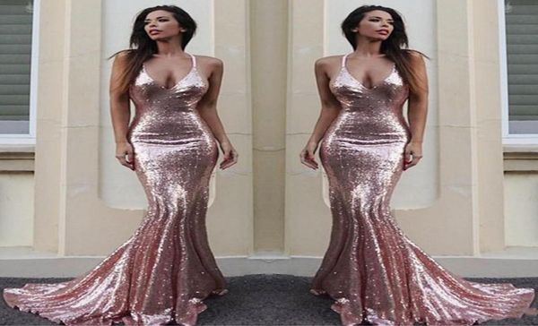 rose gold mermaid bridesmaid dresses for wedding simple sequined halter maid of honor gowns custom made long bridesmaid1614089, White;pink
rose gold mermaid bridesmaid dresses for wedding simple sequined halter maid of honor gowns custom made long bridesmaid1614089, White;pink