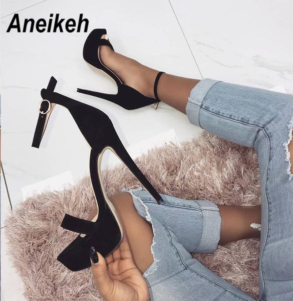 aneikeh 2020 new high heels sandals summer ankle strap open toe party dress 14cm platform gladiator women shoes size 41 42 mx7886631, Black
aneikeh 2020 new high heels sandals summer ankle strap open toe party dress 14cm platform gladiator women shoes size 41 42 mx7886631, Black