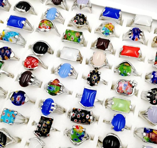 new 30 pieceslot natural gemstone ring finger band mix style flower designs fit women039s and men039s fashion party charm j7271085, Silver
new 30 pieceslot natural gemstone ring finger band mix style flower designs fit women039s and men039s fashion party charm j7271085, Silver