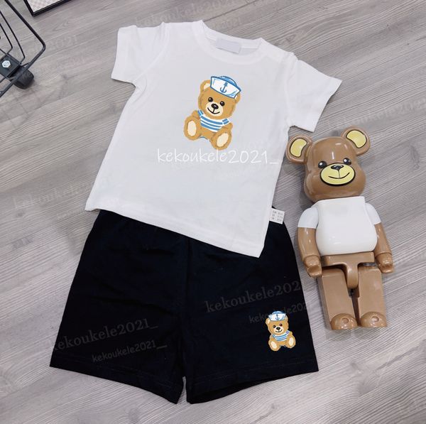 summer kids boys girls clothing sets 100% cotton print cute bear short sleeve t-shirts tracksuit infant children sports clothes, White
summer kids boys girls clothing sets 100% cotton print cute bear short sleeve t-shirts tracksuit infant children sports clothes, White