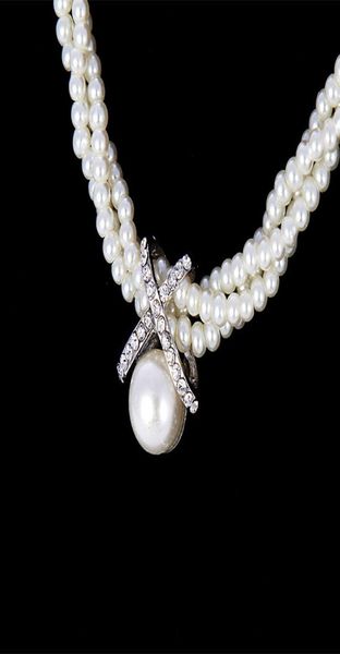 white pearl choker necklace classic three layers beads chain graceful necklaces colares femininos for elegant women6327962, Silver
white pearl choker necklace classic three layers beads chain graceful necklaces colares femininos for elegant women6327962, Silver