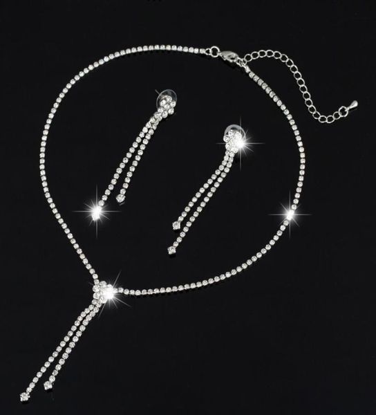 new wedding jewellery set austrian crystal bridal jewelry sets for women long tassel statement necklaceearrings set9565347, Silver
new wedding jewellery set austrian crystal bridal jewelry sets for women long tassel statement necklaceearrings set9565347, Silver