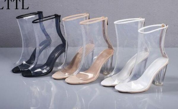 new chaussure femme clear heel transparent boots plastic womens ankle booties peep toe perspex lucite 11cm high heels shoes1842133, Black
new chaussure femme clear heel transparent boots plastic womens ankle booties peep toe perspex lucite 11cm high heels shoes1842133, Black