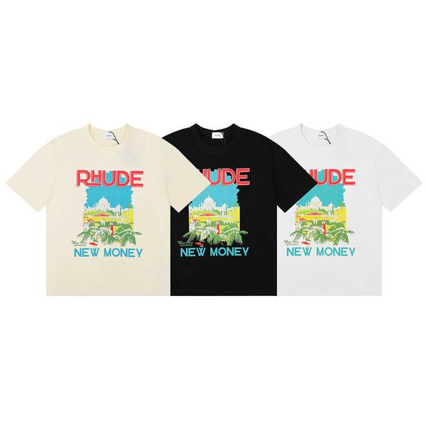 i2g4 2023 men's and women's t shirts fashion designer brand rhude niche coconut tree print casual pure cotton short, White;black
i2g4 2023 men's and women's t shirts fashion designer brand rhude niche coconut tree print casual pure cotton short, White;black