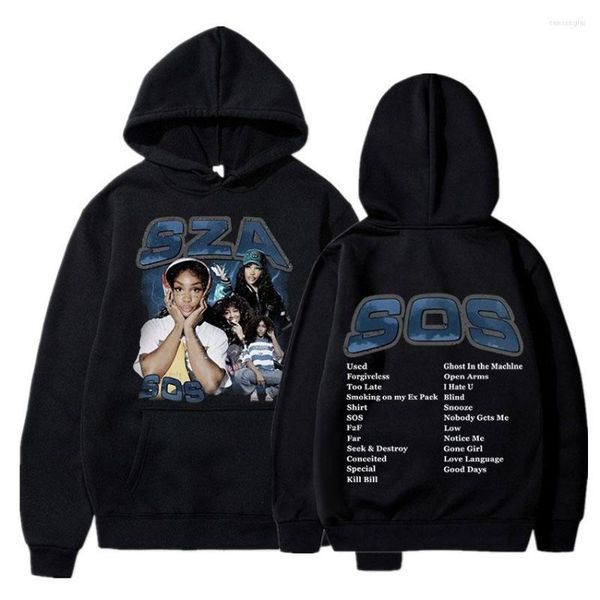 men's hoodies sza music sos graphic hoodie 2023 singer men women fashion vintage oversize hip hop harajuku sweatshirts stree, Black
men's hoodies sza music sos graphic hoodie 2023 singer men women fashion vintage oversize hip hop harajuku sweatshirts stree, Black