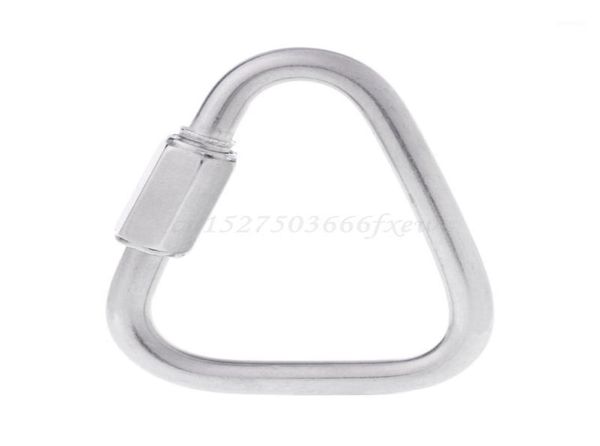 stainless steel screw lock triangle carabiner climbing gear safety snap hook cords slings and webbing13380167
stainless steel screw lock triangle carabiner climbing gear safety snap hook cords slings and webbing13380167