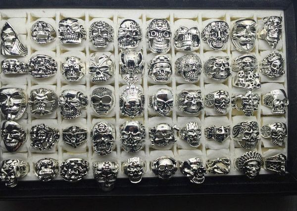 vintage gothic punk assorted skull style sports bikers silver jewelry ring size 8 to 122312811
vintage gothic punk assorted skull style sports bikers silver jewelry ring size 8 to 122312811