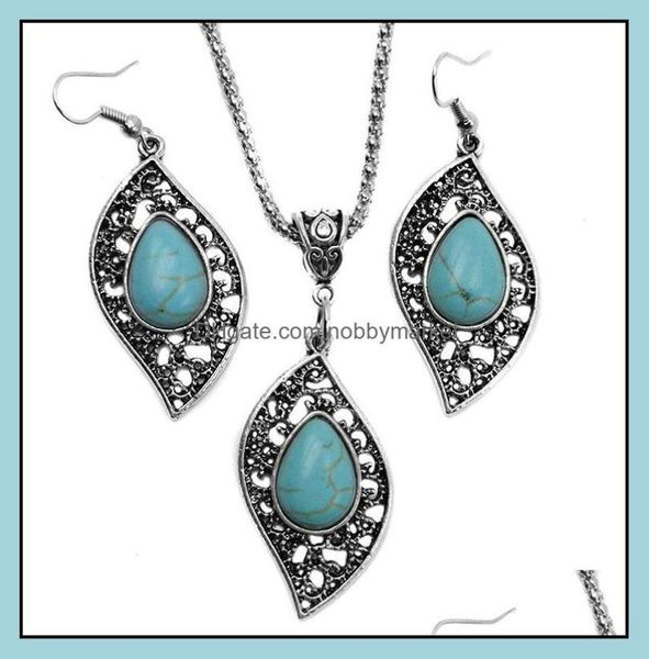earrings necklace jewelry sets fashion turquoise set antique sier leaves pendant necklacesearring 2pcs for women drop delivery 3192658, Silver
earrings necklace jewelry sets fashion turquoise set antique sier leaves pendant necklacesearring 2pcs for women drop delivery 3192658, Silver