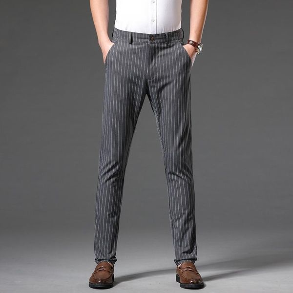 pants classic 6 color casual pants men stripe plaid spring summer business fashion comfortable red stretch cotton slim trousers 3038, Black
pants classic 6 color casual pants men stripe plaid spring summer business fashion comfortable red stretch cotton slim trousers 3038, Black