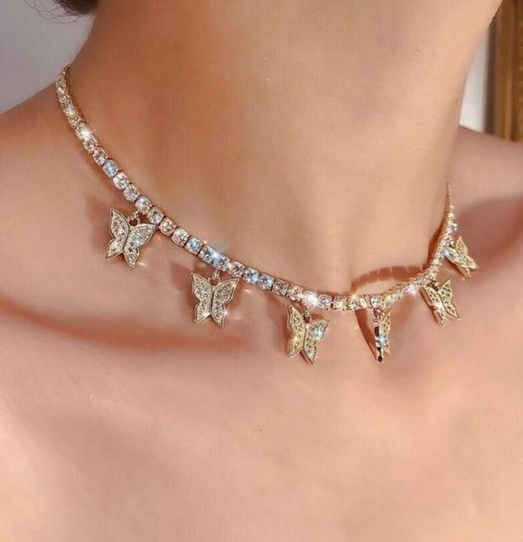 fashion women jewelry butterfly pendant necklace female rhinestone shining statement crystal charms choker necklace gift6147712, Silver
fashion women jewelry butterfly pendant necklace female rhinestone shining statement crystal charms choker necklace gift6147712, Silver
