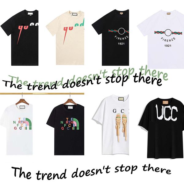 men's women's designer t-shirt printed fashion trend men's high-quality cotton casual t-shirt short-sleeved luxury hip-hop s, White;black
men's women's designer t-shirt printed fashion trend men's high-quality cotton casual t-shirt short-sleeved luxury hip-hop s, White;black