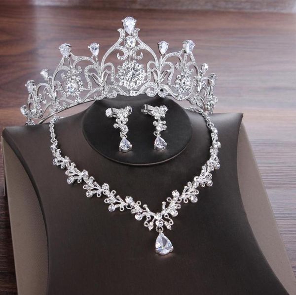 earrings necklace brides zircon jewelry sets wedding tiara crown and jewlry set cubic bridal for women ml8834267511, Silver
earrings necklace brides zircon jewelry sets wedding tiara crown and jewlry set cubic bridal for women ml8834267511, Silver