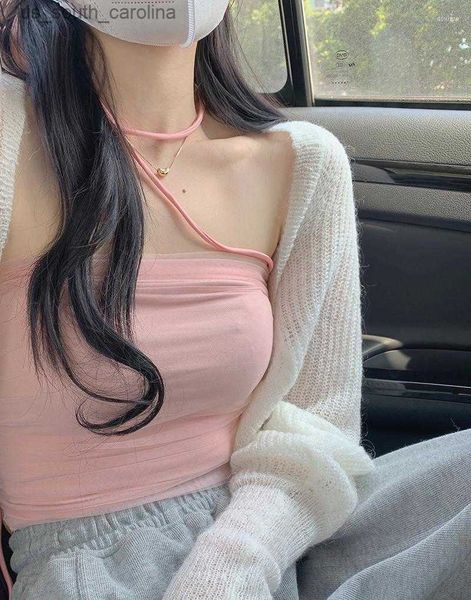camis women's t shirts korean style camisole women tank female summer 2023 sleeveless slim mesh crop womens l230522, White
camis women's t shirts korean style camisole women tank female summer 2023 sleeveless slim mesh crop womens l230522, White