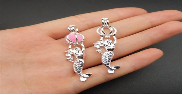 10pcs bright silver mermaid pearl cage necklace pendant aromatherapy essential oil diffusermermaid charms for jewelry making3075839
10pcs bright silver mermaid pearl cage necklace pendant aromatherapy essential oil diffusermermaid charms for jewelry making3075839