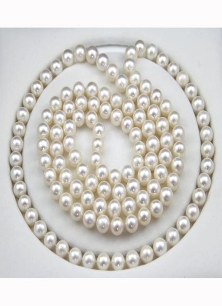 100 natural pearl necklace round white sweater chain 910mm fine jewelry 925 silver clasp 130cm4768362
100 natural pearl necklace round white sweater chain 910mm fine jewelry 925 silver clasp 130cm4768362