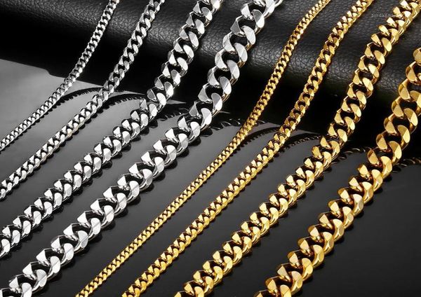 necklaces for men women silver black gold stainless steel curb cuban chains mens necklace whole jewelry 357911mm lknm0818866630
necklaces for men women silver black gold stainless steel curb cuban chains mens necklace whole jewelry 357911mm lknm0818866630