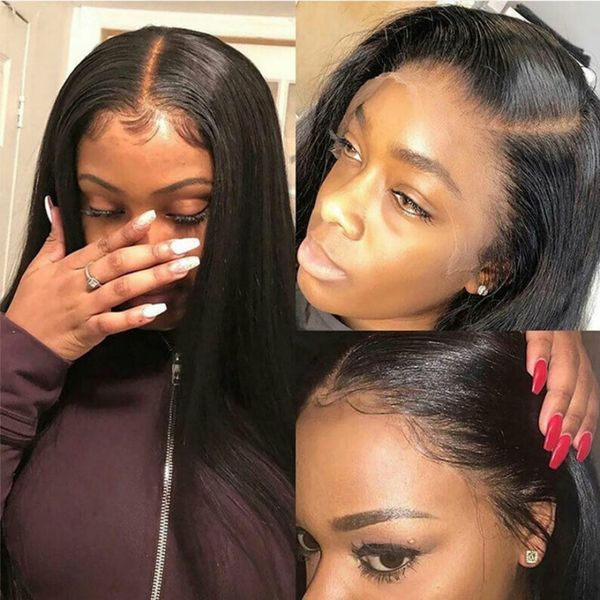 13x4 transparent lace front human hair wigs for black women pre plucked 13x6 remy brazilian straight lace frontal wig jarin hair, Black;brown
13x4 transparent lace front human hair wigs for black women pre plucked 13x6 remy brazilian straight lace frontal wig jarin hair, Black;brown