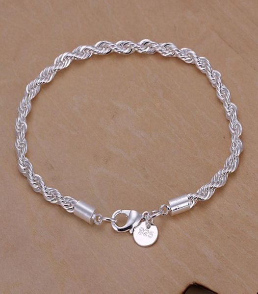 new 925 silver plated bracelet fine for women girls fashion designer 4mm chain bracelet quality whole1803200, Black
new 925 silver plated bracelet fine for women girls fashion designer 4mm chain bracelet quality whole1803200, Black