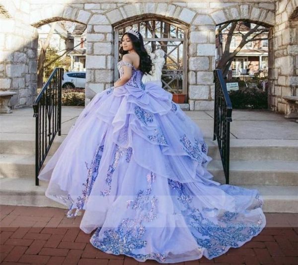 princess lilac quinceanera dresses off the shoulder appliques sequins bow long train sweet 16 dress ball gown brithday prom party 9386864, Blue;red
princess lilac quinceanera dresses off the shoulder appliques sequins bow long train sweet 16 dress ball gown brithday prom party 9386864, Blue;red