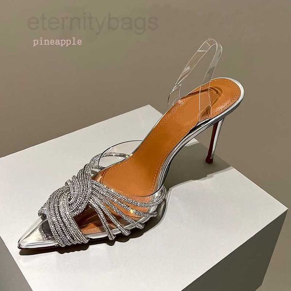 pineapple sandals women's summer new pvc transparent pointed fashion high heels shallow mouth large women's shoes, Black
pineapple sandals women's summer new pvc transparent pointed fashion high heels shallow mouth large women's shoes, Black