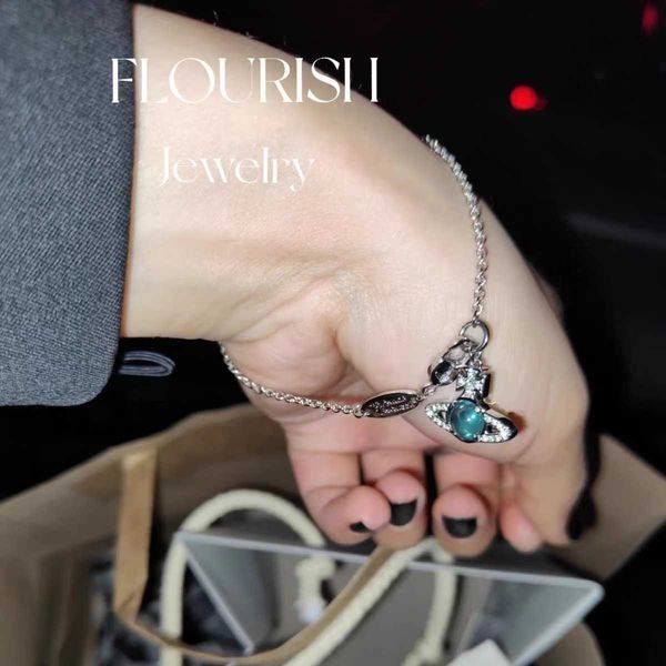 empress dowager xi's new petulla aqua transit saturn bracelet with rotating glass beads for fashion and luxury handicrafts, Silver
empress dowager xi's new petulla aqua transit saturn bracelet with rotating glass beads for fashion and luxury handicrafts, Silver