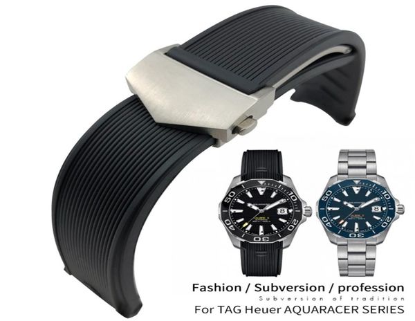 20mm 22mm rubber silicone watch strap waterproof bracelet watchband for tag heuer aquaracer 300 way201b calibre 5 accessories 22065406826, Black;brown
20mm 22mm rubber silicone watch strap waterproof bracelet watchband for tag heuer aquaracer 300 way201b calibre 5 accessories 22065406826, Black;brown
