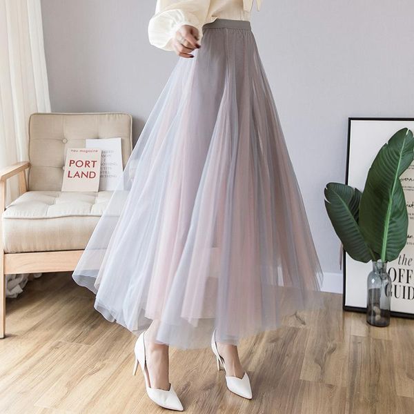 dresses tulle skirt female spring high waist multilayer pleated fairy gauze long skirts women patchwork mesh voile anklelength dress, Black;gray
dresses tulle skirt female spring high waist multilayer pleated fairy gauze long skirts women patchwork mesh voile anklelength dress, Black;gray