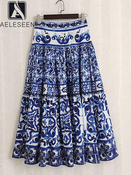 dresses aeleseen runway fashion 100% cotton skirt women sicilian high waist blue white porcelain printed elegant holiday poplin party, Black;gray
dresses aeleseen runway fashion 100% cotton skirt women sicilian high waist blue white porcelain printed elegant holiday poplin party, Black;gray