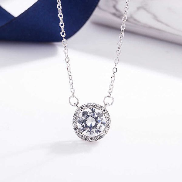 brand korean s925 sterling silver tiffay circle single diamond necklace with micro full collar chain inlaid main zircon pendant for women, Black
brand korean s925 sterling silver tiffay circle single diamond necklace with micro full collar chain inlaid main zircon pendant for women, Black