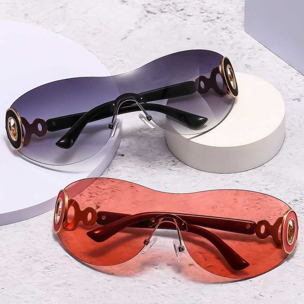 fashionable new y2k girl rimless sunglasses high grade sunshade female fashion sunglasses, White;black
fashionable new y2k girl rimless sunglasses high grade sunshade female fashion sunglasses, White;black