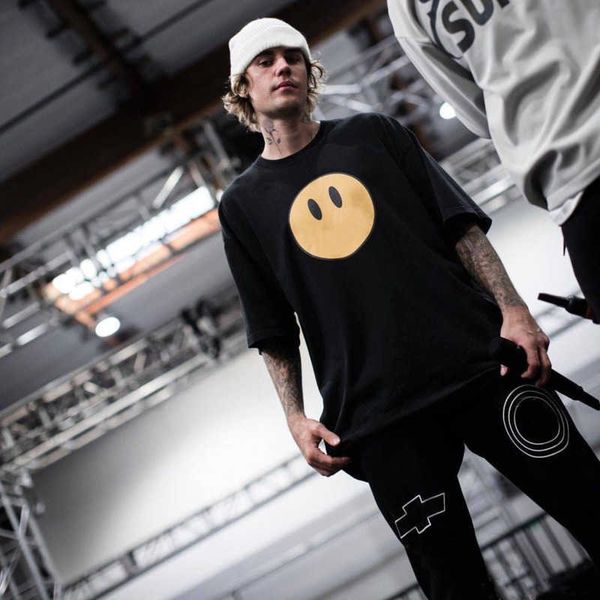 hip hop mens tees polos designer tshirt 100% cotton men short sleeve clothing smiley face print and embroidered sweatshirt, White;black
hip hop mens tees polos designer tshirt 100% cotton men short sleeve clothing smiley face print and embroidered sweatshirt, White;black