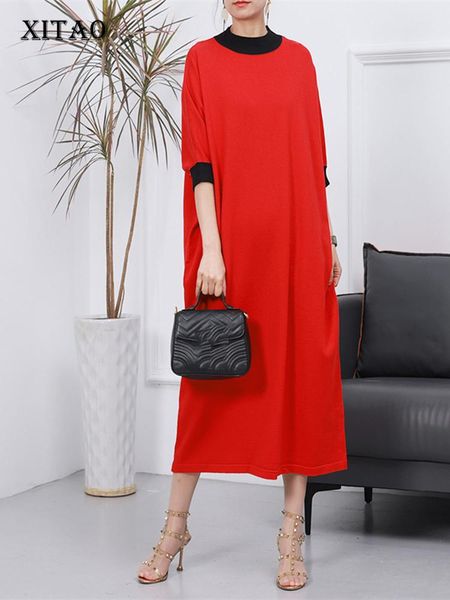 dresses xitao knitting loose oneck dress patchwork pullover elegant show thinness simplicity casual women 2023 spring new smh1732, Black;gray
dresses xitao knitting loose oneck dress patchwork pullover elegant show thinness simplicity casual women 2023 spring new smh1732, Black;gray