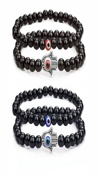 2pcs evil blue eye beaded bracelet for women mens strands couple jewelry hand charm bracelets pulsera1379272, Black
2pcs evil blue eye beaded bracelet for women mens strands couple jewelry hand charm bracelets pulsera1379272, Black