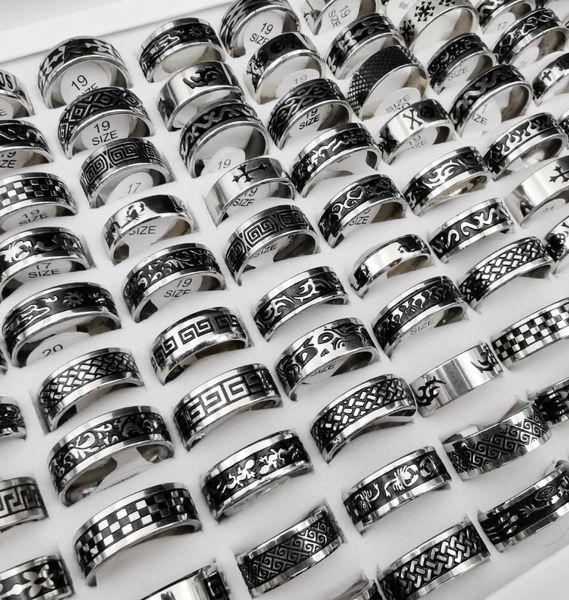 mix styles fashion band rings for men mixed sizes stainless steel black ring whole and retail jewelry7828369, Silver
mix styles fashion band rings for men mixed sizes stainless steel black ring whole and retail jewelry7828369, Silver