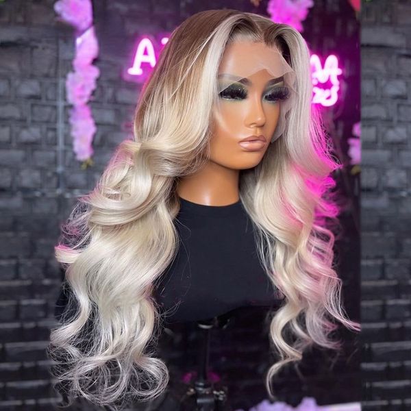 peruvian hair ombre grey blonde colored transparent lace frontal wig pre-plucked ash blonde body wave wig for black women synthetic heat res
peruvian hair ombre grey blonde colored transparent lace frontal wig pre-plucked ash blonde body wave wig for black women synthetic heat res