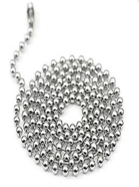 24mm 50cn 55cm 60cm 70cm stainless steel bead ball chains necklaces basic round bead chains 4 size choice 20quot22quot24quot3843986, Silver
24mm 50cn 55cm 60cm 70cm stainless steel bead ball chains necklaces basic round bead chains 4 size choice 20quot22quot24quot3843986, Silver