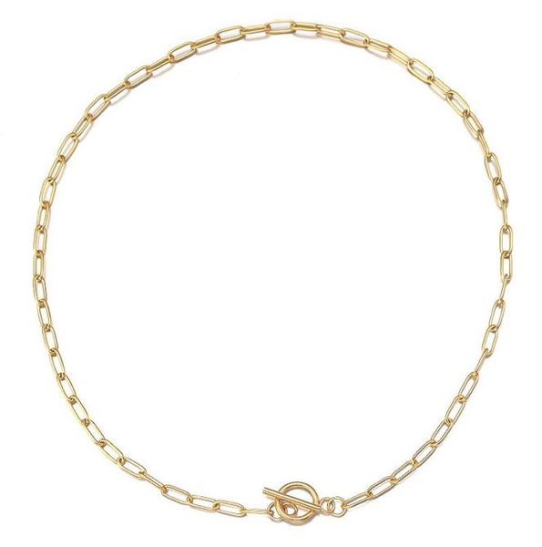 chains sauvoo stainless steeel paper clip necklaces toggle clasp gold steel color link chain for women men cuban hiphop punk jewe8304065, Silver
chains sauvoo stainless steeel paper clip necklaces toggle clasp gold steel color link chain for women men cuban hiphop punk jewe8304065, Silver