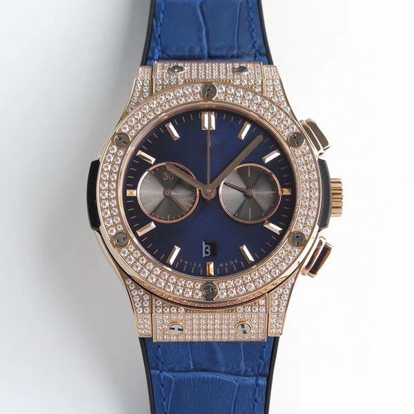 casual business watch 42mm blue dial diamond dial fashion mens watches electronic movement quartz wristwatch leather strap designer wristwat, Slivery;brown
casual business watch 42mm blue dial diamond dial fashion mens watches electronic movement quartz wristwatch leather strap designer wristwat, Slivery;brown
