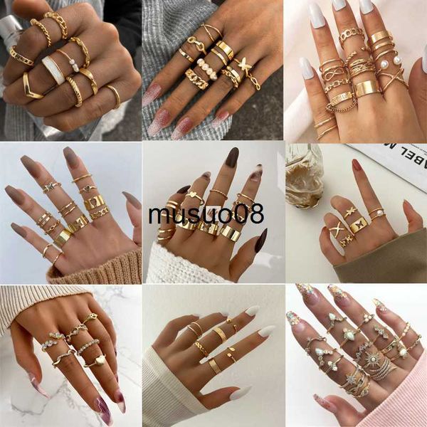 band rings bohemian vintage zircon ring set for women gold color boho butterfly moon heart geometric rings retro fashion jewelry gift j23060, Silver
band rings bohemian vintage zircon ring set for women gold color boho butterfly moon heart geometric rings retro fashion jewelry gift j23060, Silver
