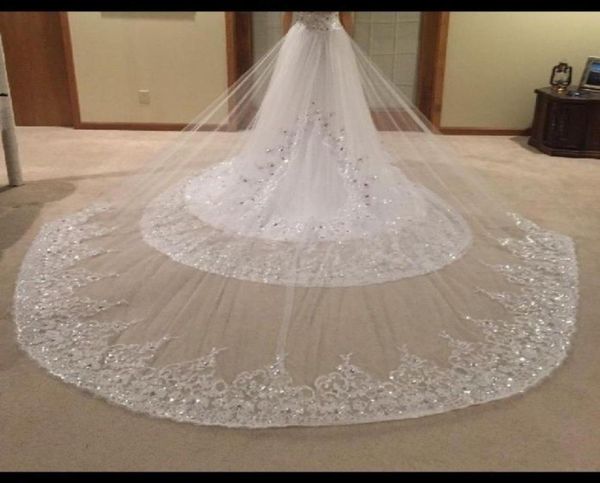 bling bling crystal beading lace 1t bridal wedding veils cathedral length 3m long bridal veils with comb customized4024912, Black
bling bling crystal beading lace 1t bridal wedding veils cathedral length 3m long bridal veils with comb customized4024912, Black